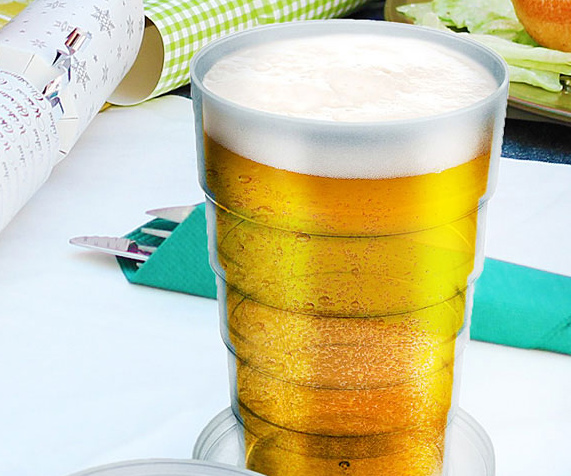 Collapsible Beer Glass