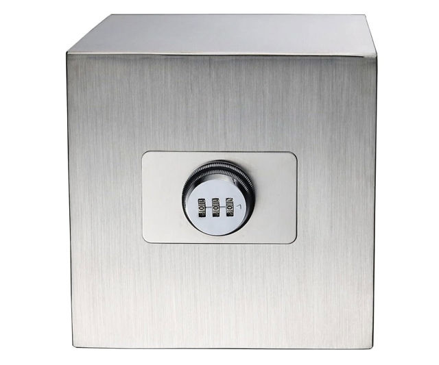 Combination Steel Piggy Bank