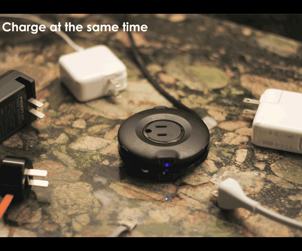 Doughnut Sized Portable Power Strip