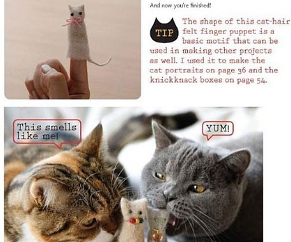 Crafting With Cat Hair Book