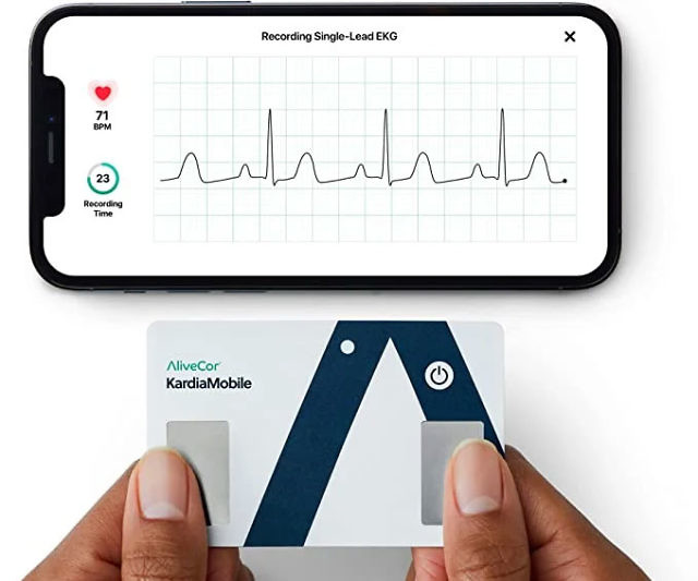 Credit Card Sized EKG Monitor