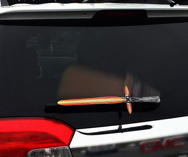 Lightsaber Rear Wiper Cover