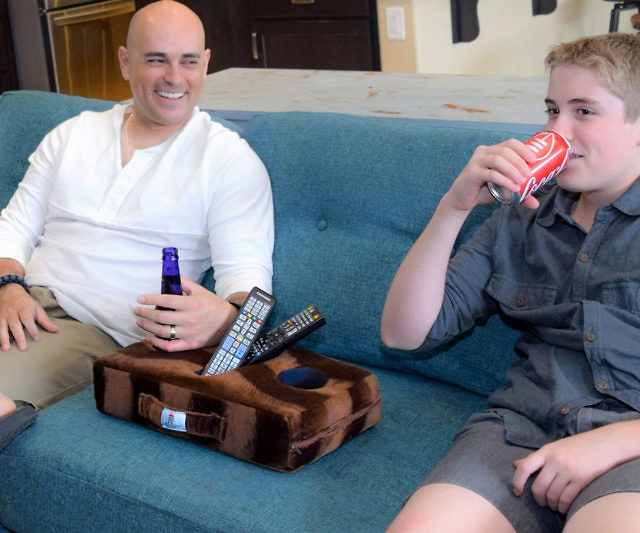 The Cup Holder Couch Pillow