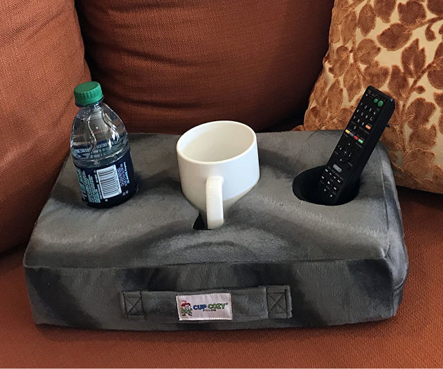 The Cup Holder Couch Pillow