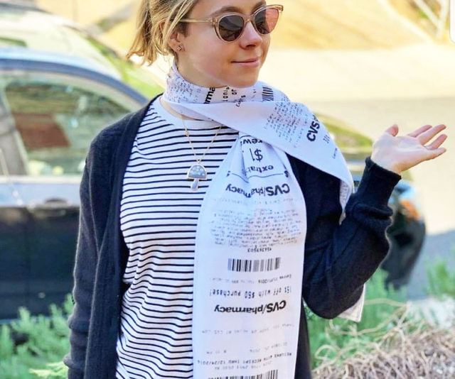 CVS Receipt Scarf