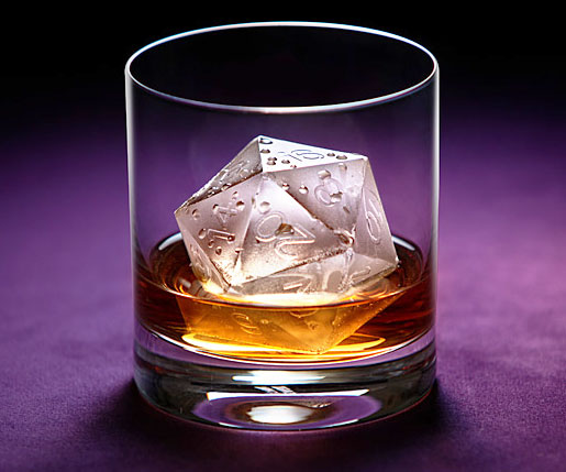 Critical Hit D20 Ice Mold