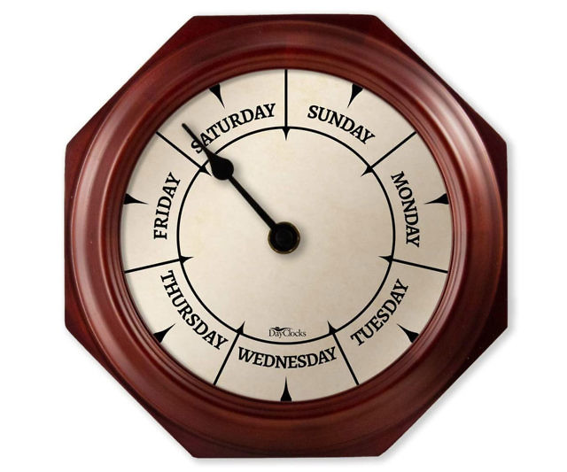 Day Of The Week Clock