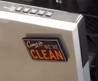 Dishwasher Clean/Dirty Flip Sign