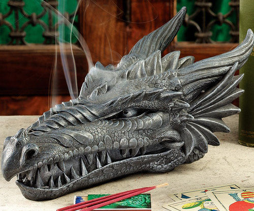 Dragon Skull Incense Burner