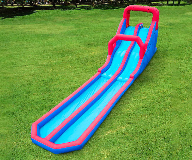 Dual Splash Inflatable Racing Water Slide