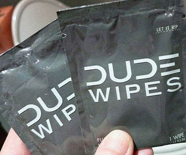 Flushable Wipes For Dudes
