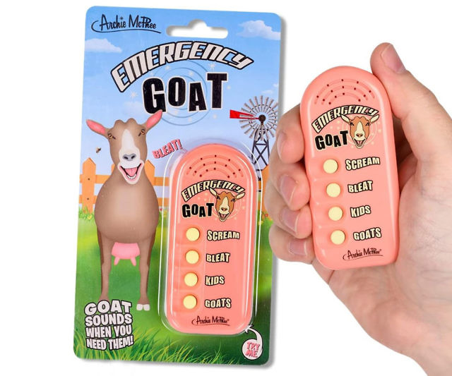 Emergency Goat Noisemaker
