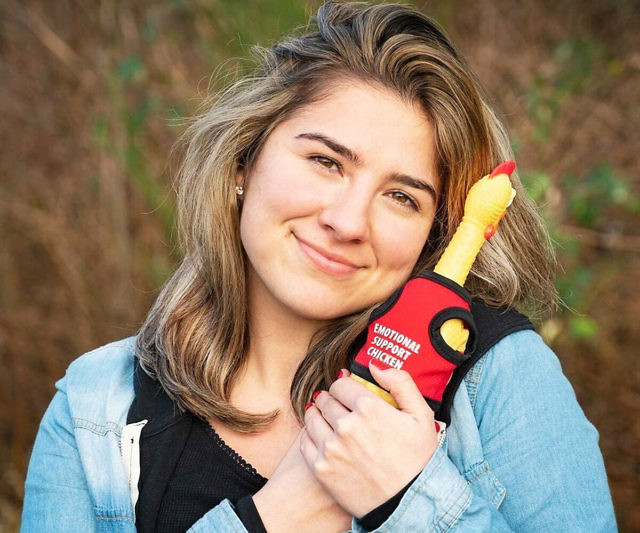 Emotional Support Rubber Chicken
