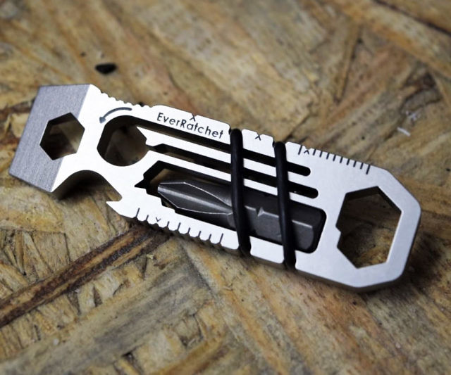 The Ratcheting Keychain Multi-Tool