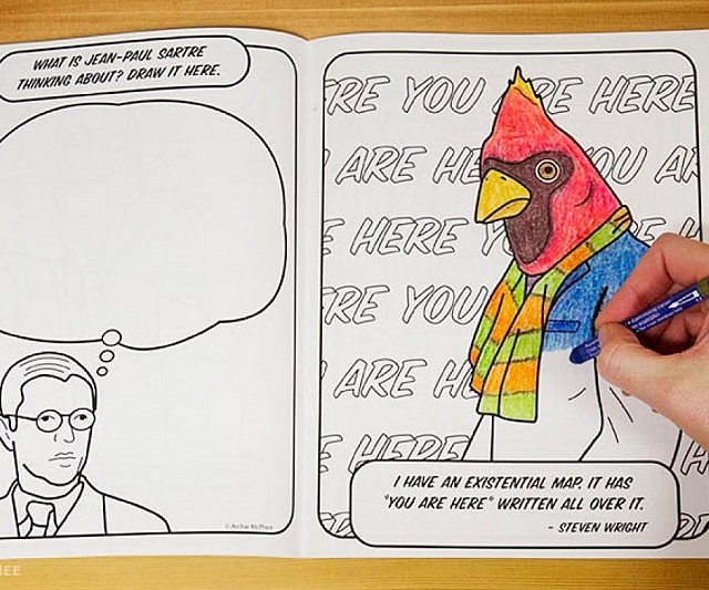 Existential Coloring Book
