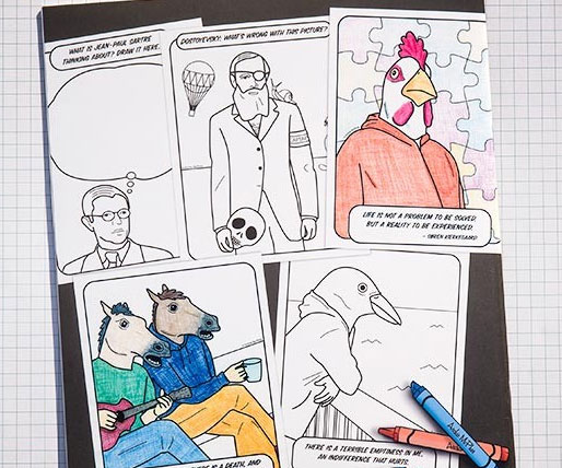 Existential Coloring Book