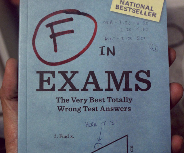 Failed Exams Answers Book