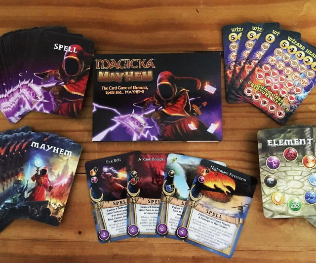 Magicka Mayhem Wizardry Card Game