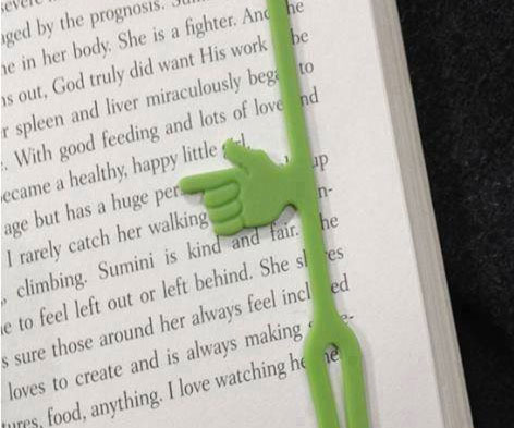 Finger Pointing Bookmark