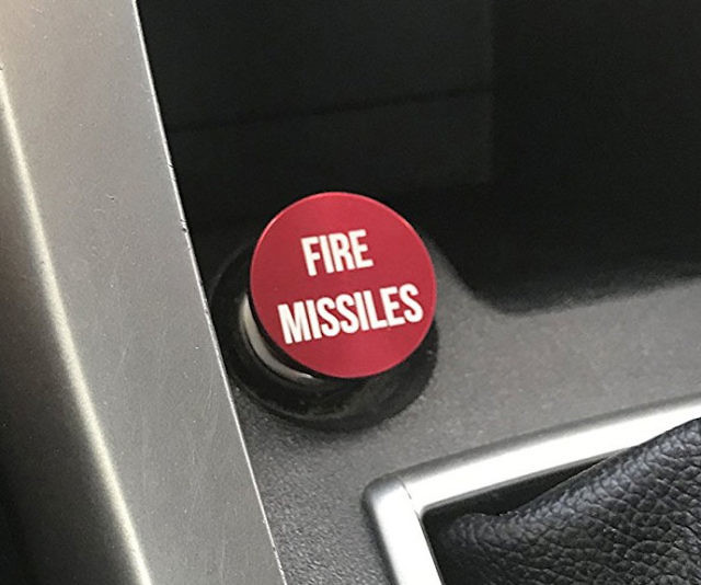 Fire Missiles Cigarette Lighter Button
