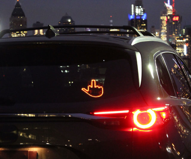 Middle Finger & Hand Wave Car Signal