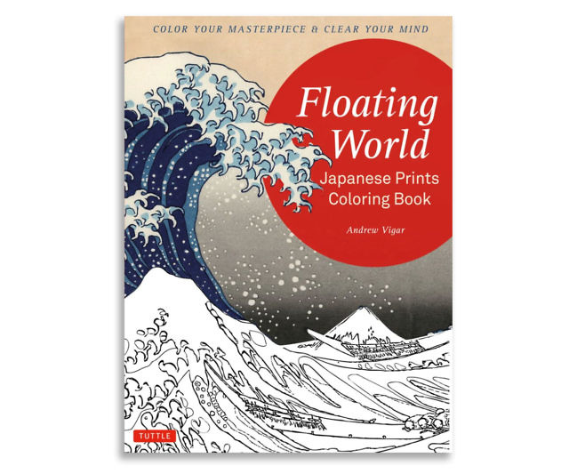 Japanese Prints Adult Coloring Book
