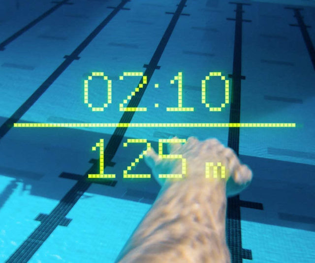 Augmented Reality Swim Goggles
