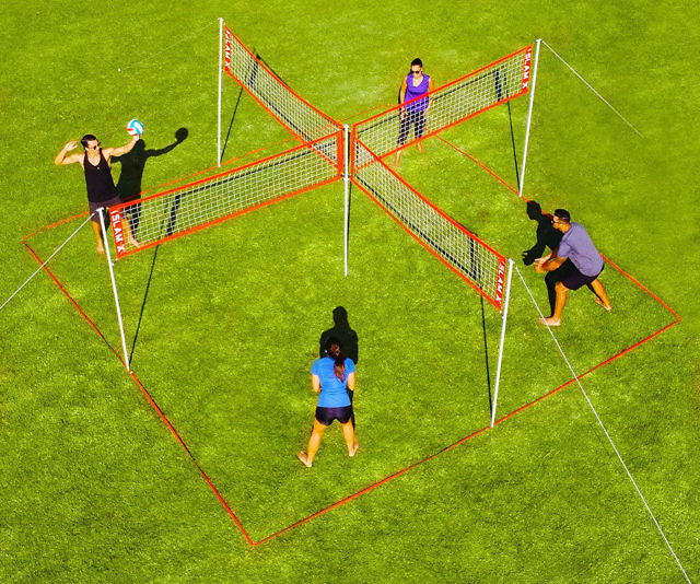 4-Way Volleyball Game