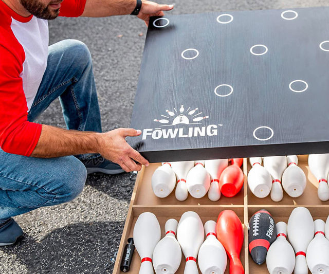 Portable Football Bowling Game
