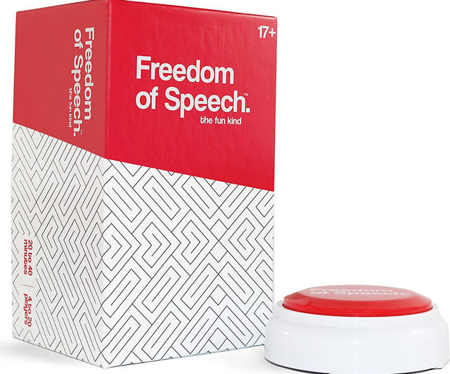Freedom Of Speech Party Card Game