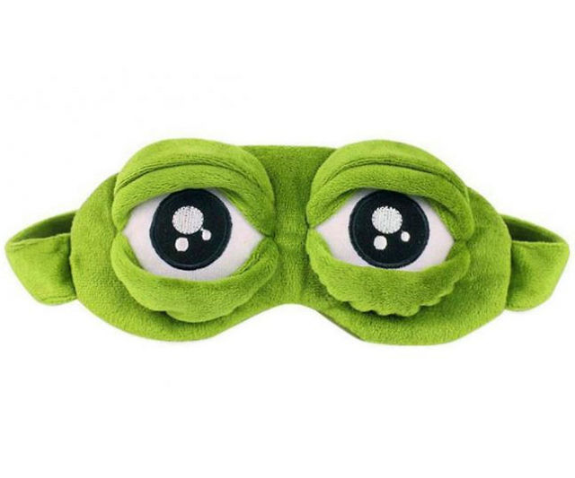 Adjustable Frog Eyes Sleeping Mask