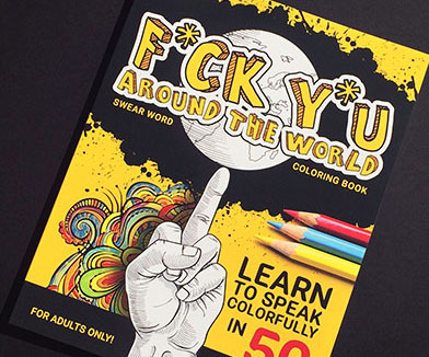 Global Swear Words Coloring Book