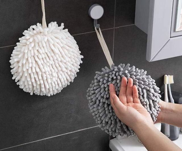 Fuzzy Hand Towels