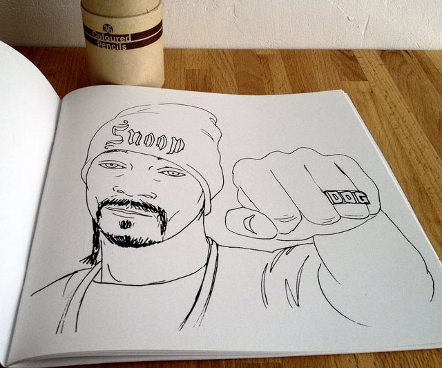 Gangsta Rap Coloring Book
