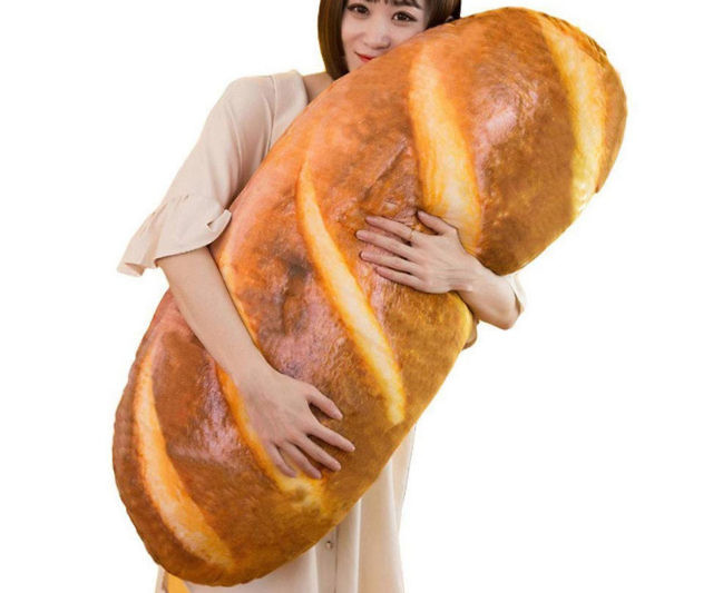 Giant Bread Loaf Pillow
