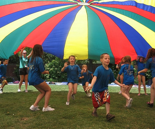 Giant Multi-Colored Parachute