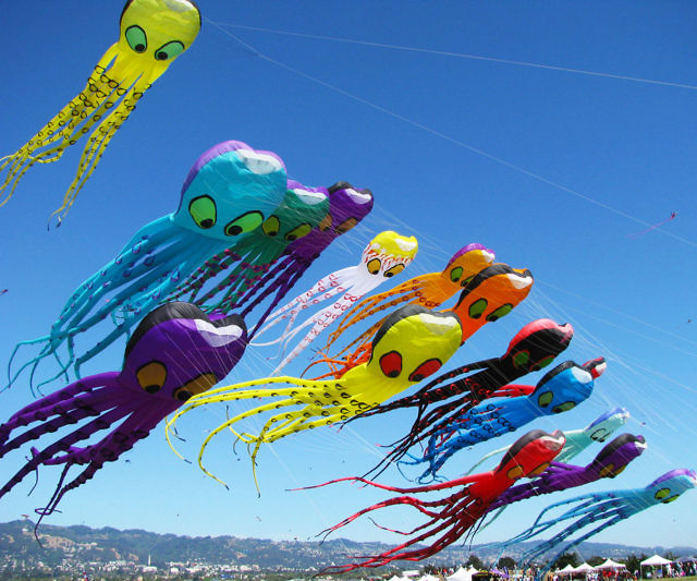 Giant Octopus Kites