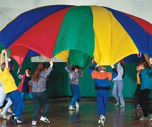 Giant Multi-Colored Parachute
