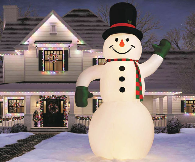 Gigantic Inflatable Snowman