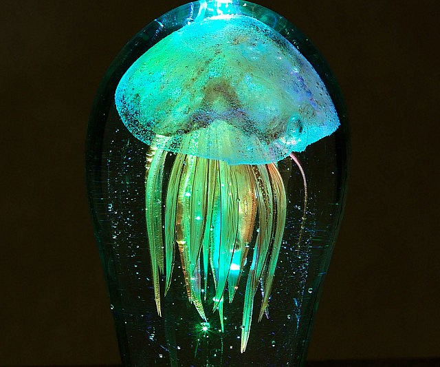 Glow In The Dark Jellyfish Paperweight