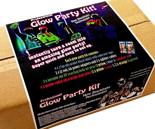 Black Light Glow Party Kit