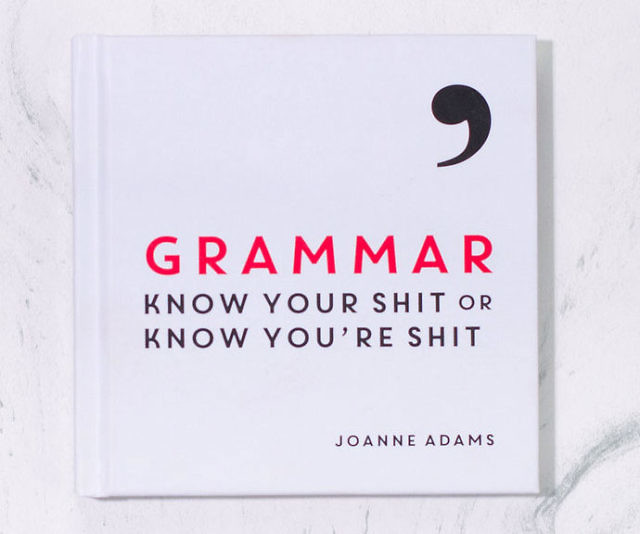 Know Your Shit Grammar Book