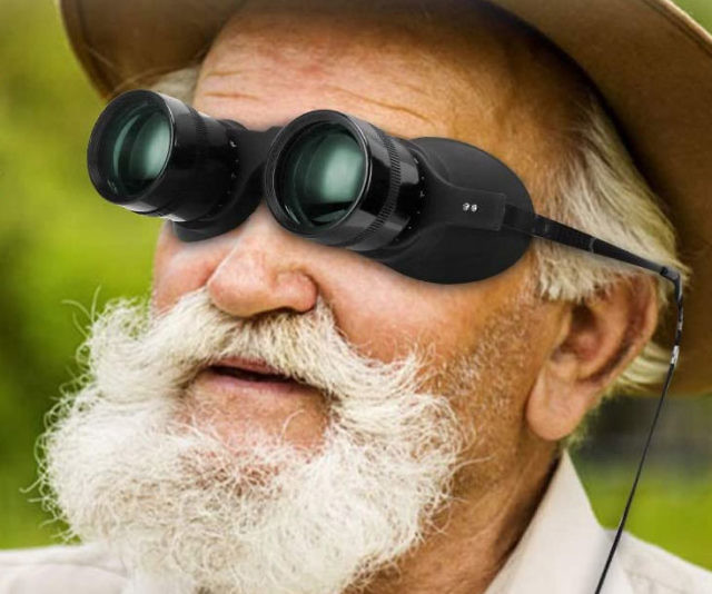 Hands-Free Binocular Glasses