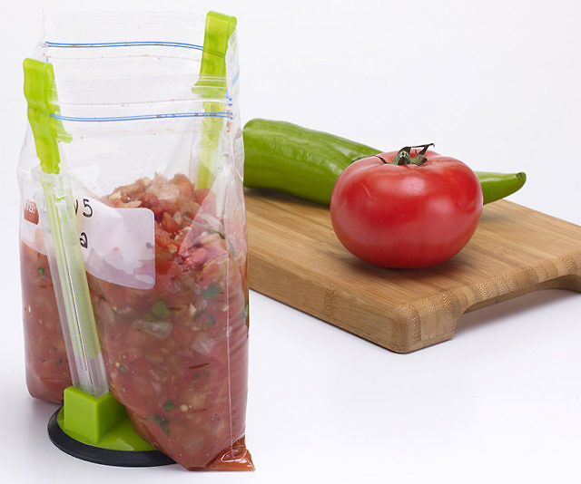Hands-Free Plastic Bag Holder