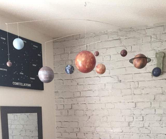Hanging Solar System Mobile