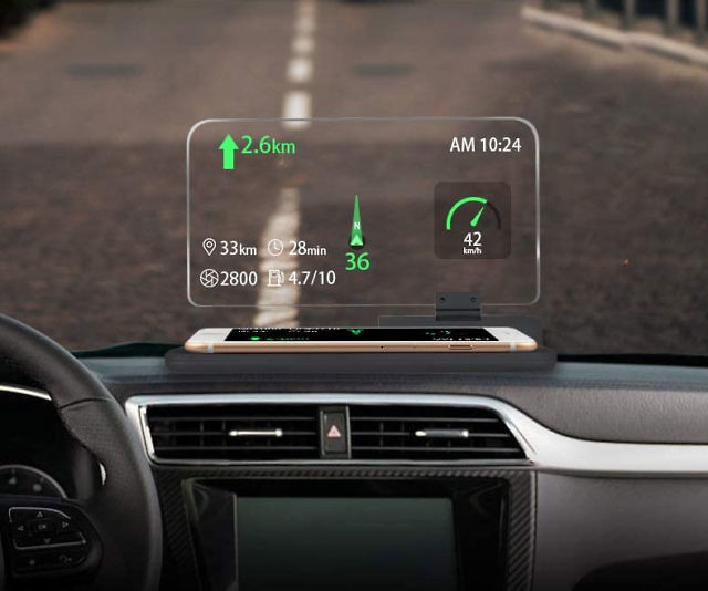 Heads Up Hands Free Driving Display