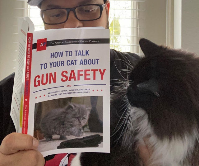 How To Talk To Your Cat About Gun Safety