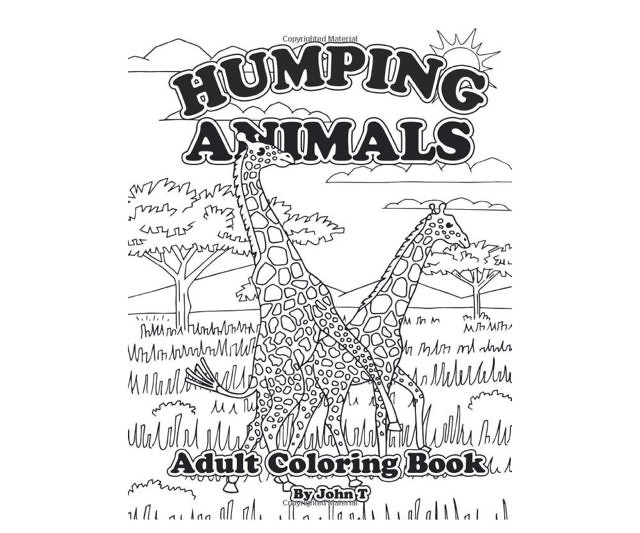 Humping Animals Adult Coloring Book