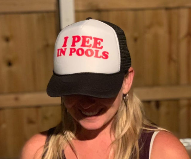 I Pee In Pools Hat