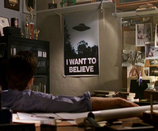 I Want To Believe X-Files Poster